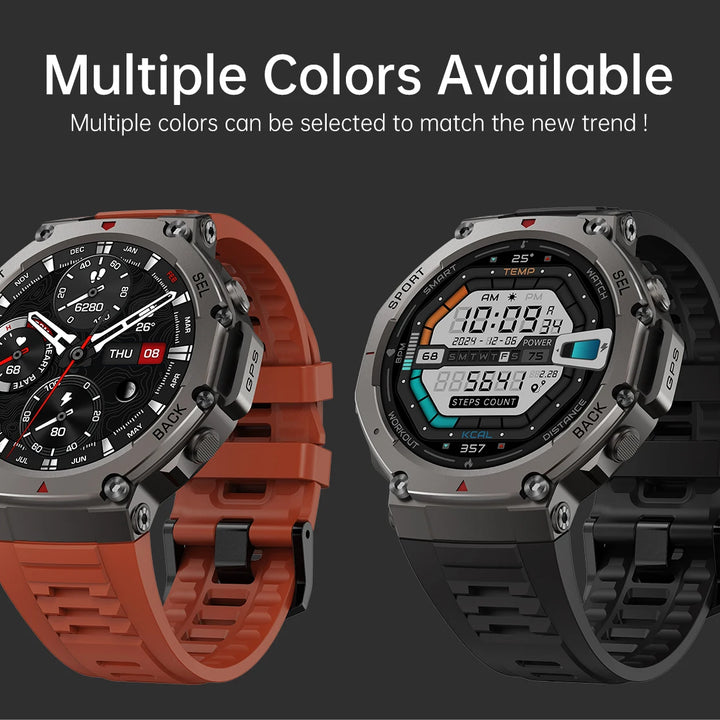 T-Rex 3 Ultra GPS Smart Watch 5 ATM Waterproof Built-in Dual-band GNSS Compass Military Sport Smartwatch Men 2025 New For Xiaomi