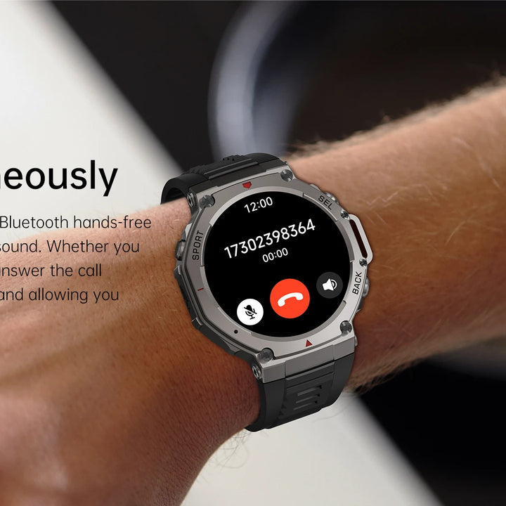 T-Rex 3 Ultra GPS Smart Watch 5 ATM Waterproof Built-in Dual-band GNSS Compass Military Sport Smartwatch Men 2025 New For Xiaomi
