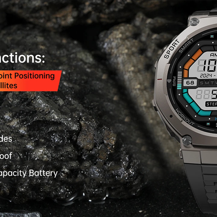 T-Rex 3 Ultra GPS Smart Watch 5 ATM Waterproof Built-in Dual-band GNSS Compass Military Sport Smartwatch Men 2025 New For Xiaomi
