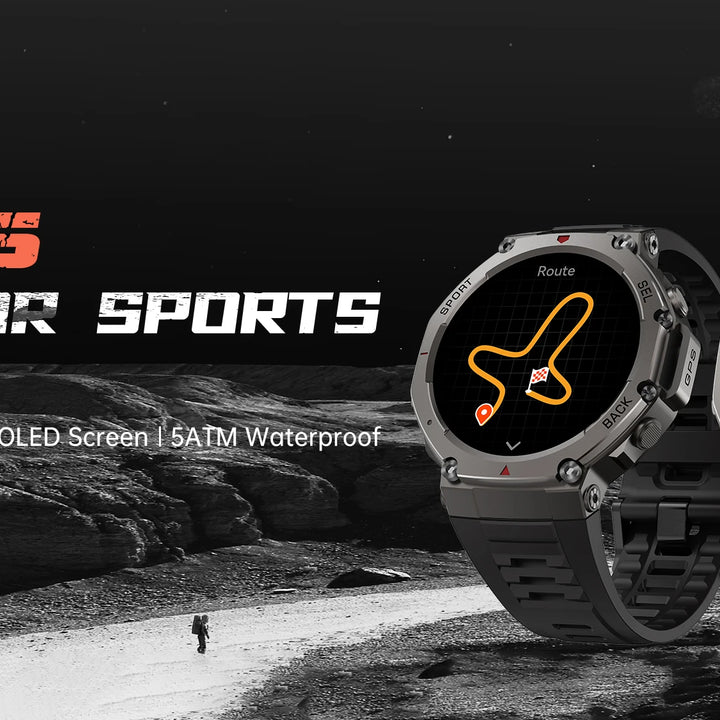 T-Rex 3 Ultra GPS Smart Watch 5 ATM Waterproof Built-in Dual-band GNSS Compass Military Sport Smartwatch Men 2025 New For Xiaomi