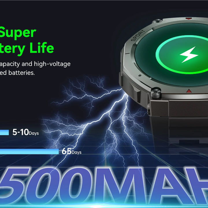 T-Rex 3 Ultra GPS Smart Watch 5 ATM Waterproof Built-in Dual-band GNSS Compass Military Sport Smartwatch Men 2025 New For Xiaomi